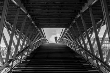 Passerelle Solférino. Architecte : Marc Mimram