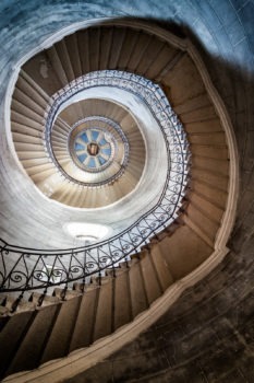 Escalier de la basilique Notre-Dame de Fourvière