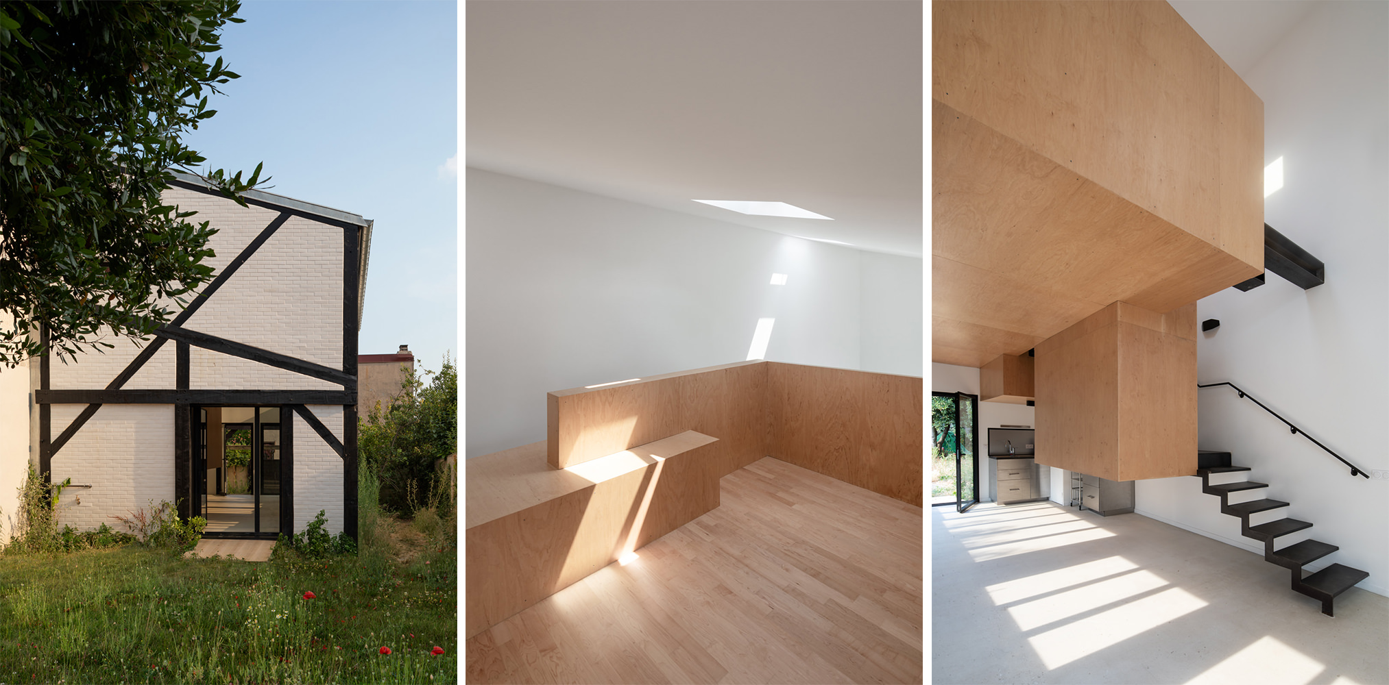 Rénovation maison, tendance architecturale bois et style industriel