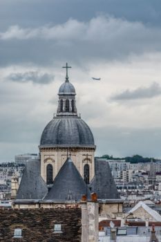 Paroisse Saint Paul Saint Louis depuis l'Institut du Monde Arabe