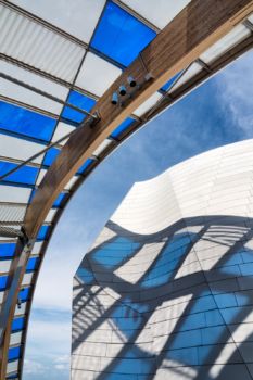Gehry | Musée | Paris Fondation Louis Vuitton. Architecte : Frank Gehry. Artiste : Daniel Buren