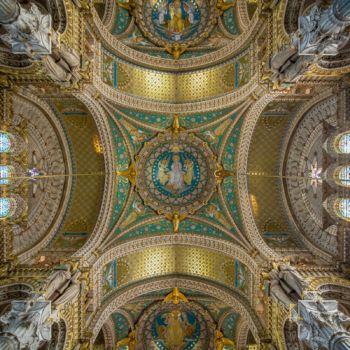 Basilique Notre-Dame de Fourvière. Architectes : Pierre Bossan, Louis Sainte-Marie Perrin. 1872-1884