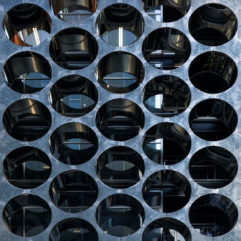 Alpha Matrix Building. Architecte : AAE (Shimohigoshi Taketo). Ginza, Tokyo