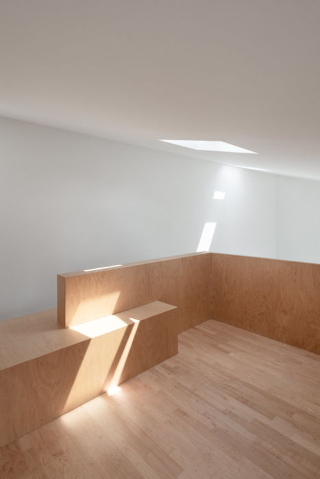 Florence Gaudin | Loft | Montreuil Puits de lumière sur la mezzanine