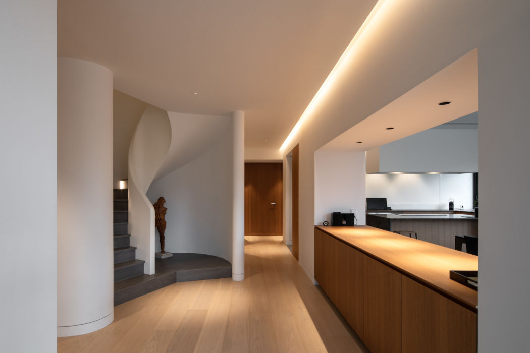 Brunnquell & André | Duplex | Neuilly Entrée appartement de luxe en banlieue parisienne