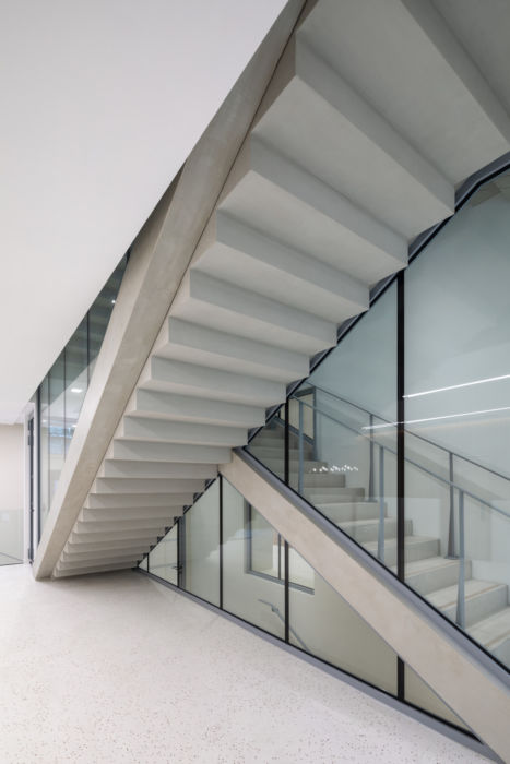 Escalier contemporain en béton