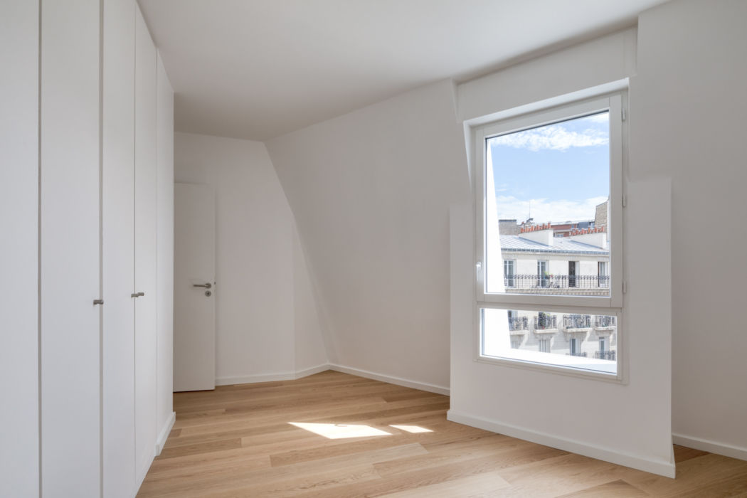 Chambre type appartement parisien